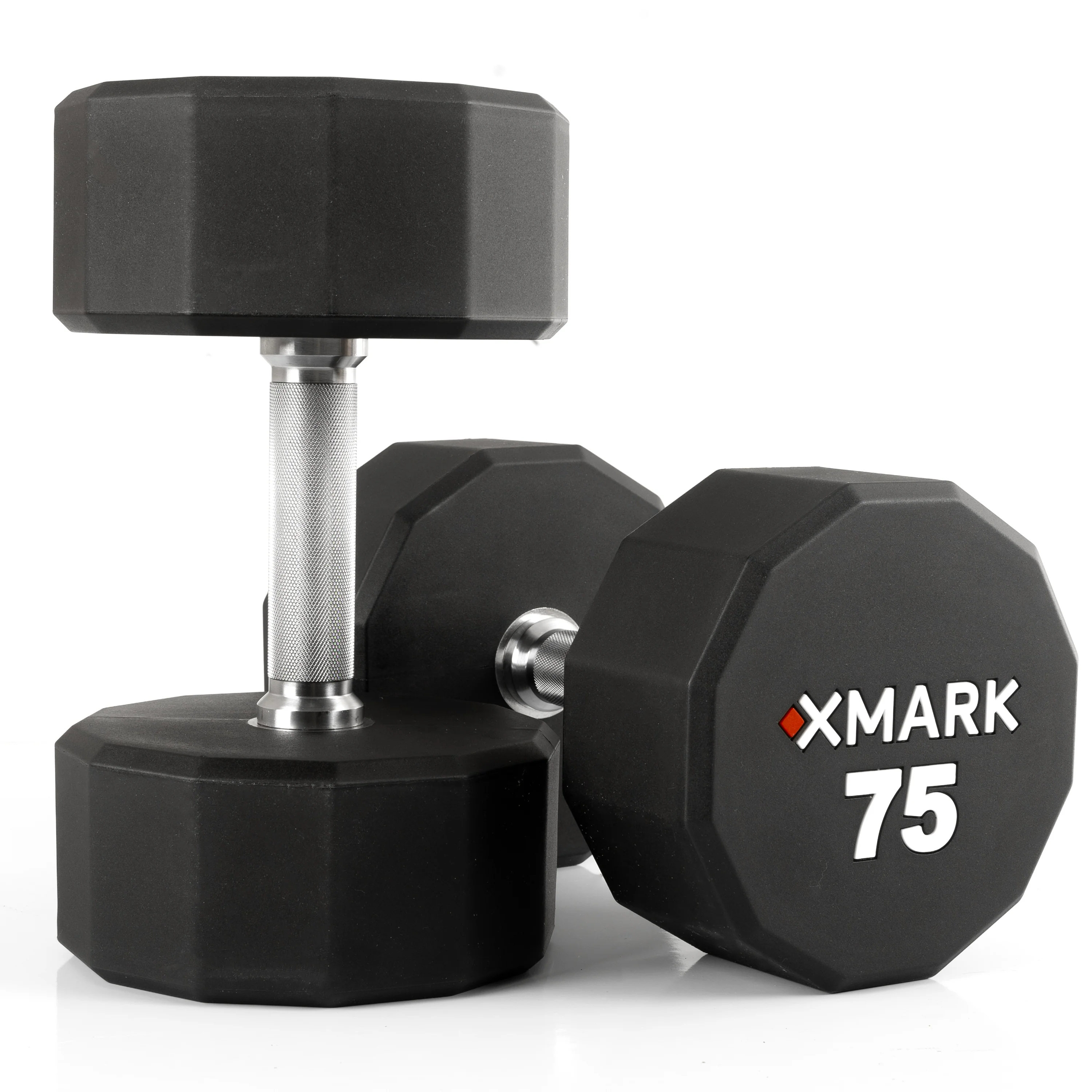 15 to 75 lb. Pairs, 12-Sided Commercial CPU Urethane Dumbbells - Image 19