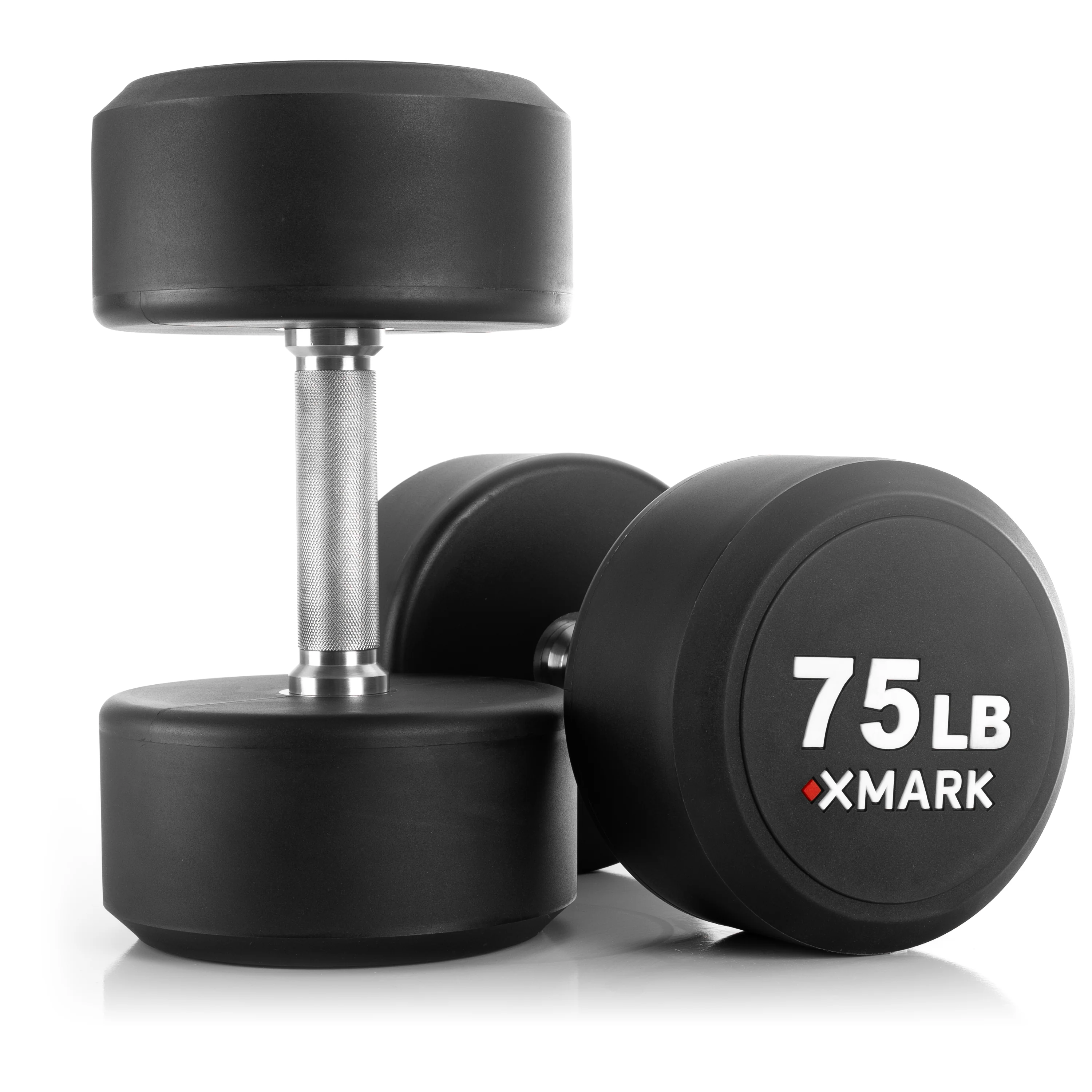 Round Commercial Urethane Dumbbells (5-50 lb and 5-75 lb Sets) - Image 11